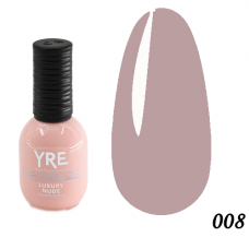 Гель лак YRE Luxury NUDE 15 мл. 08
