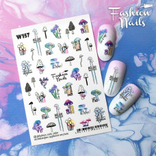 Слайдер дизайны серия  Metallic/Galaxy/White/AeroGraphy, W157