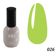 Гель лак YRE Luxury PASTEL 15 мл. 26