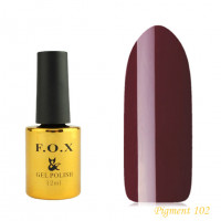F.O.X gel-polish gold Pigment 102, 12 ml