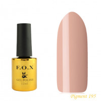 F.O.X gel-polish gold Pigment 195, 12 ml
