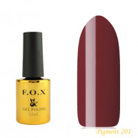 F.O.X gel-polish gold Pigment 201, 12 ml