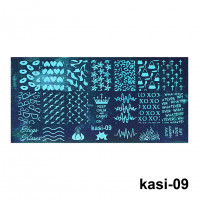 Диск для стемпинга металлический прямоугольный