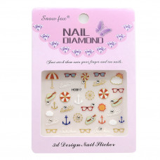 Наклейка 3D Nail Diamond