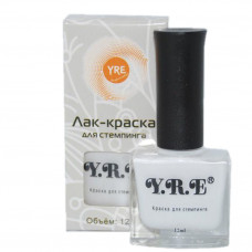 Лак для стемпинга YRE (белый)