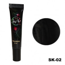 Гель-краска для стемпинга STAMPING GEL SaMi 8 ml №12 (черный)